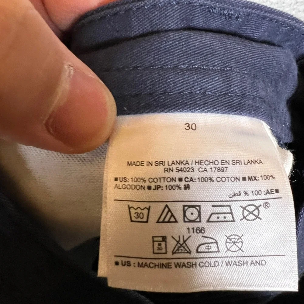 Old Navy Chino Pants 30 Mens Navy Blue Jogger Chino Casual Formal Office
